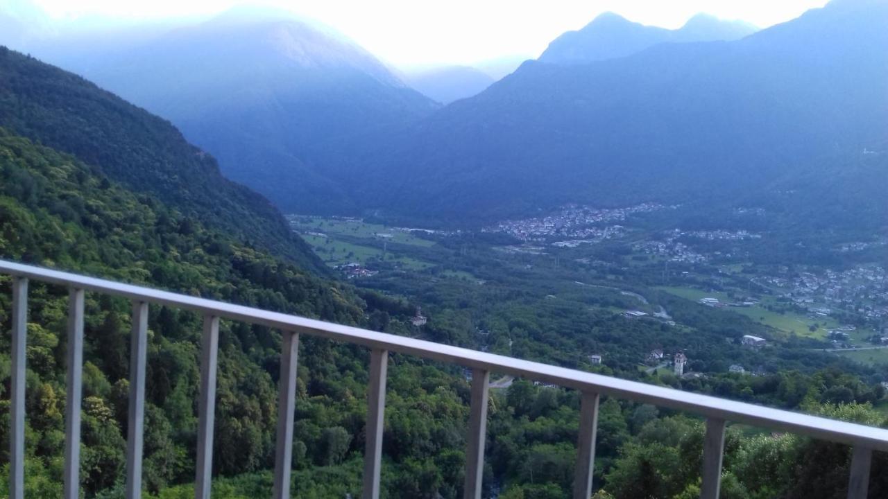 B&B Sasso Bianco Prata Camportaccio Bagian luar foto